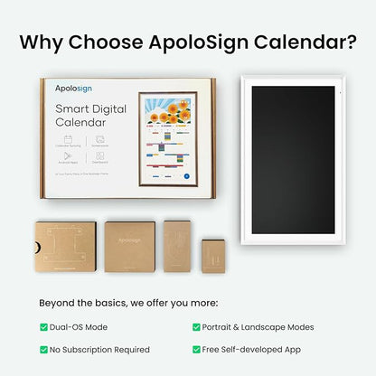 ApoloSign Digital Calendar: Electronic Calendar, Smart Touchscreen Interactive - Image 9