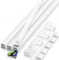 YCLYC 110in Cord Covers for Wires on Wall Kit, Large Cord Hider Wall Kit by YCLYC