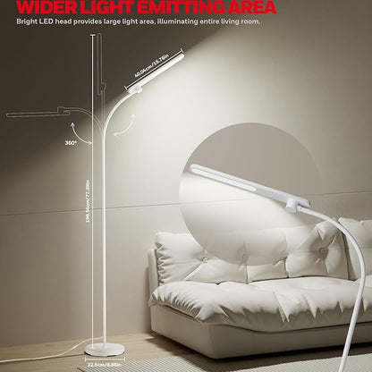 Honeywell LED Floor Lamp, F4 Sunturalux™ Gooseneck Reading Floor Lamp, Super - Image 3