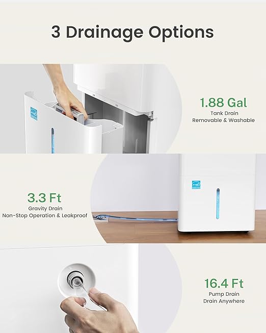 Waykar 150 Pint 2025 Energy Star Dehumidifier - Image 7