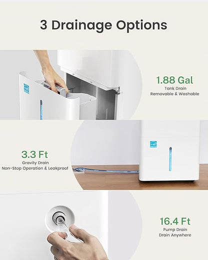 Waykar 150 Pint 2025 Energy Star Dehumidifier - Image 7