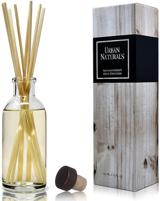 Urban Naturals Vanilla Bean Scented Oil Reed Diffuser Gift Set | Vanilla Cream by UrbanNaturals