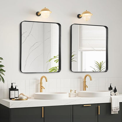 Fabuday Black Wall Mirror for Bathroom - Image 4