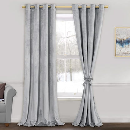 JIUZHEN Velvet Curtains for Living Room by JIUZHEN