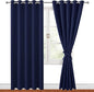 Hiasan Blackout Curtains for Bedroom, 60 x 84 Inches Long by Hiasan