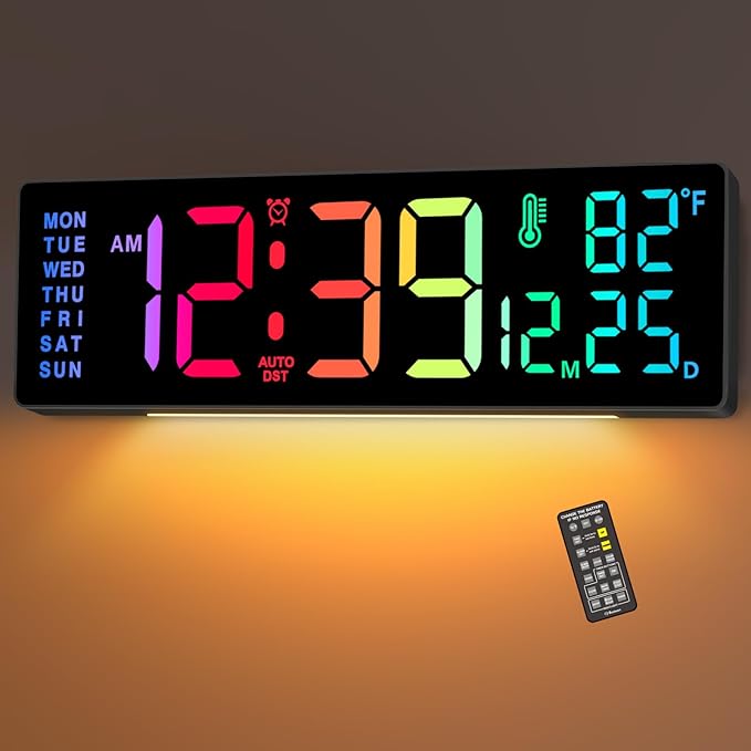 Soobest 14.2" Large Display Digital Wall Clock by Soobest