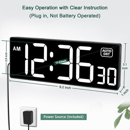 Soobest LED Digital Wall Clock - Image 3