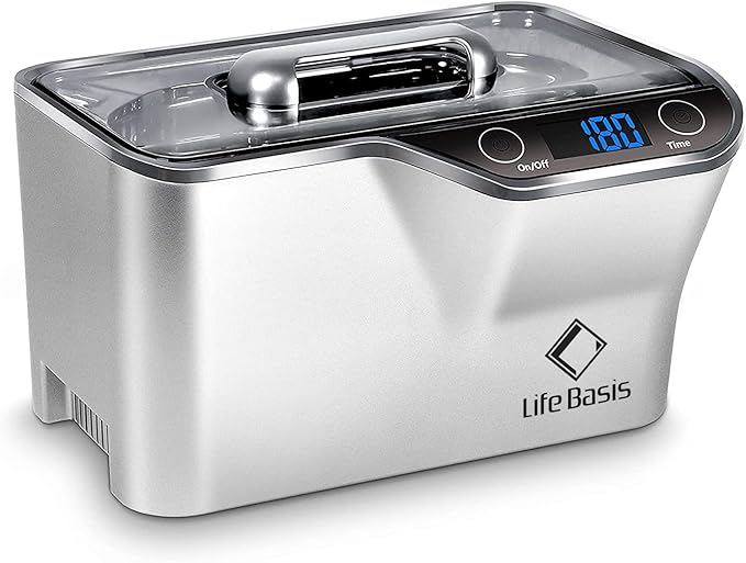 LifeBasis Ultrasonic Cleaner, Professional 45kHz Ultrasonic Jewelry Cleaner 20 by LifeBasis