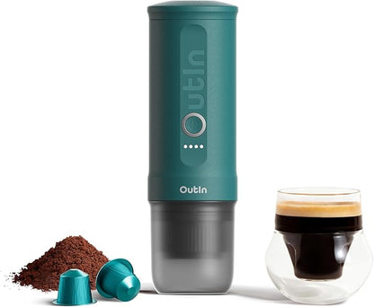 OutIn Nano Portable Electric Espresso Machine, Travel Coffee Maker by YourPersonalMobileCoffeeStation