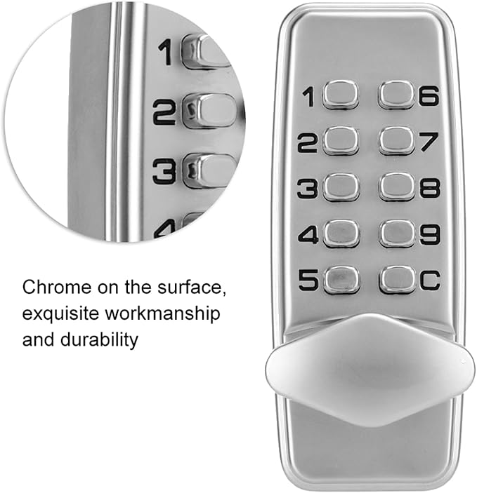 Keyless Entry Smart Door Lock, Deadbolt Digital Electronic Lock - Image 7