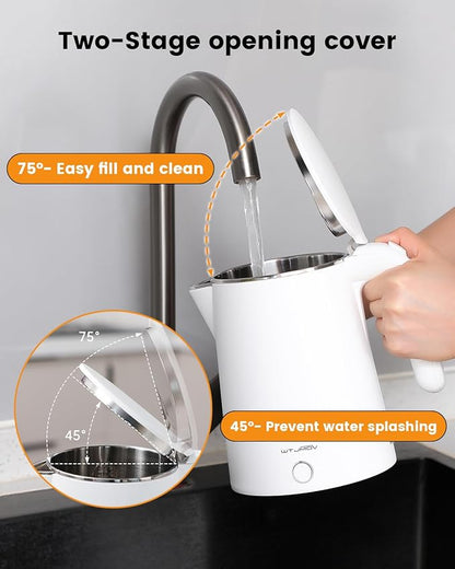 Electric Kettle Stainless Steel, 1.0L Small Water Boiler 1200W Fast Boiling - Image 6