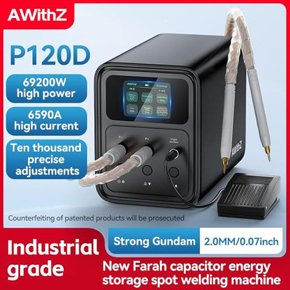 Capacitor Battery Spot Welder, AWithZ 69.2 KW Spot Welder, 2-in-1 Automatic & - Image 2