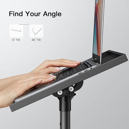 AMADA HOMEFURNISHING Height Adjustable Projector Tripod Stand - Image 2
