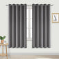 DWCN Grey Blackout Curtain, Room Darkening Thermal Insulated Light Blocking by DWCN