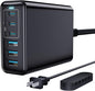 USB C Fast Charger, 105W GaN 6-Port Desktop USB Charging Station Hub, USB C by Nexwell