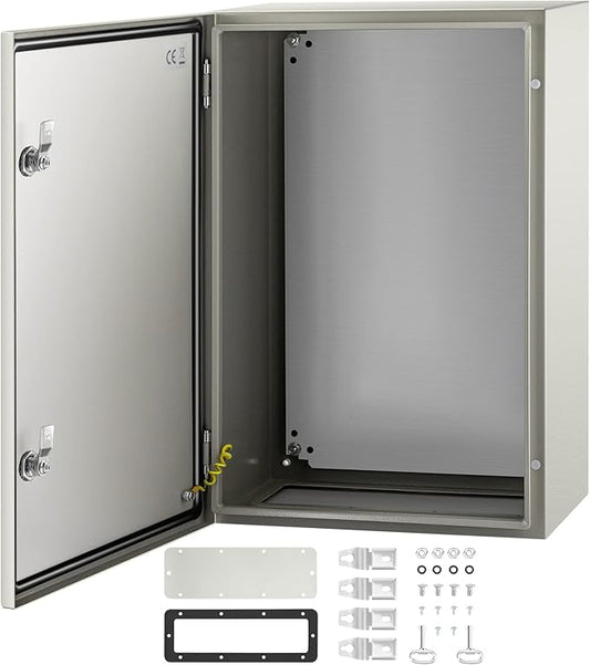VEVOR NEMA Steel Enclosure, IP66 Waterproof & Dustproof, Outdoor/Indoor by VEVOR