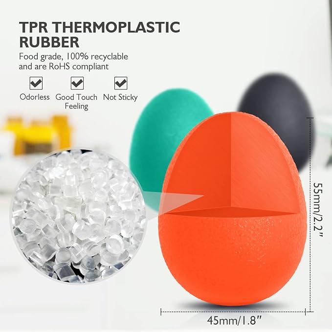 Peradix Hand Grip Strength Trainer, Stress Relief Ball, Wrist Rehab Therapy - Image 7