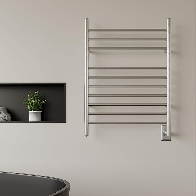 HEATGENE Towel Warmer Wall-Mounted Hardwired Heated Towel Rack Hot Towel Bar - Image 7