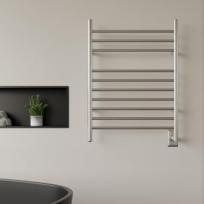 HEATGENE Towel Warmer Wall-Mounted Hardwired Heated Towel Rack Hot Towel Bar - Image 7
