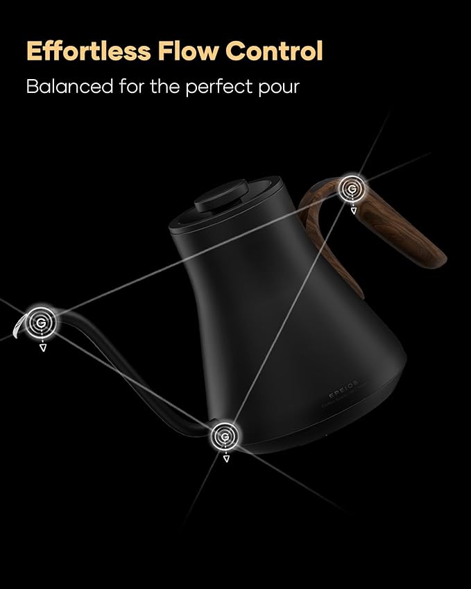 Cocinare FLOW B9 Gooseneck Electric Kettle, Precise Temperature Control - Image 5