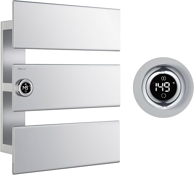 P&Bhusri Electric Heated Towel Rack, Fast Heating and Drying by PBhusri