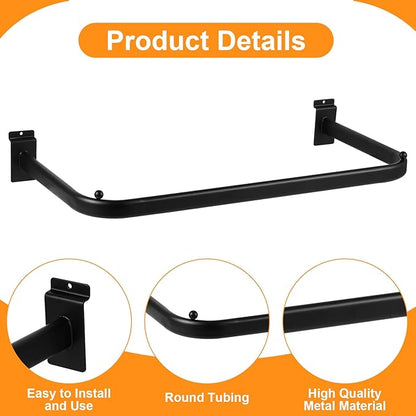 Polmart Slatwall Steel U-Shaped Hanger Rail - Image 7