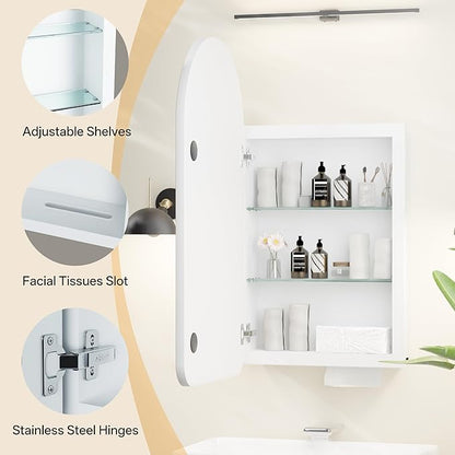 Arched Bathroom Medicine Cabinet - Image 7