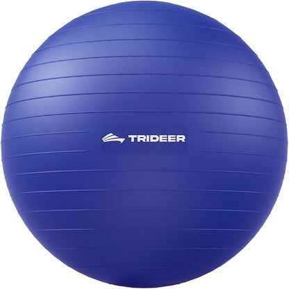 Trideer Exercise Ball for Yoga, Pilates & Fitness – Stability Ball Equipment by Trideer