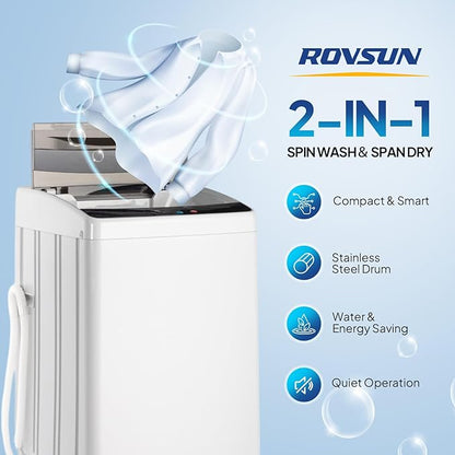 ROVSUN 30LBS Washing Machine, Full-Automatic Portable Washer - Image 3