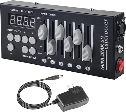DMX Controller 54 Channel Mini DMX 512 Controller by jindaaudio