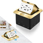 Vagueior Pop Up Floor Electrical Outlet Stainless Steel Box Kit, 5V/4.8A USB by Vagueior