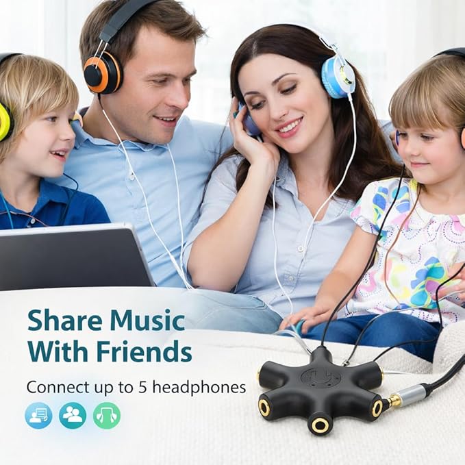 Mizi 5-Way 3.5mm Headphone Splitter - Image 3