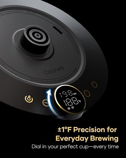 Cocinare FLOW B9 Gooseneck Electric Kettle, Precise Temperature Control - Image 4