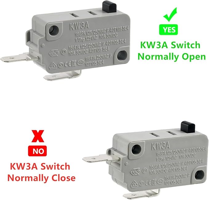 BOJACK Microwave Oven Door Switch KW3A 16A 125/250 V Door Interloc - Image 6