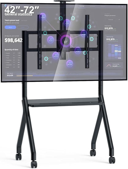Smart Board Stand for 44"– 75" Interactive Smart Whiteboard, Height Adjustable by JYXOIHUB