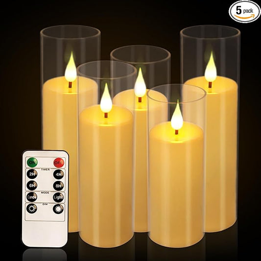 Flameless Candles, Battery Operated LED Candles Ideal by YOROXRG