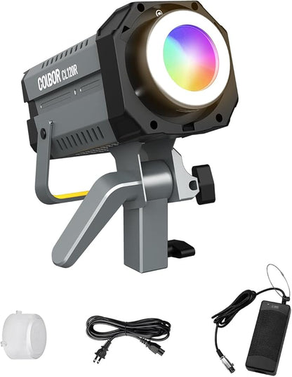 Video Light, COLBOR CL120R RGB 120W Continuous Lighting M/G Balance 2700~6500K by COLBOR