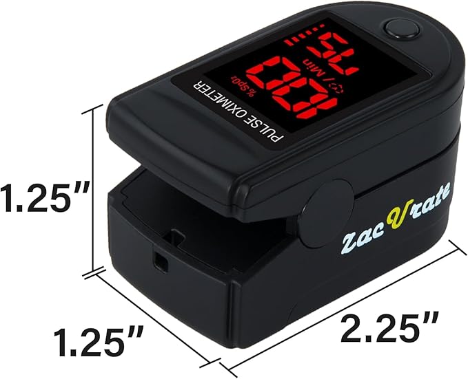 Zacurate Pro Series 500DL Fingertip Pulse Oximeter Blood Oxygen Saturation - Image 3