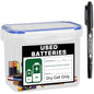 Battery Disposal Container for Used Dry Cell Batteries, Battery Recycling by merrisport