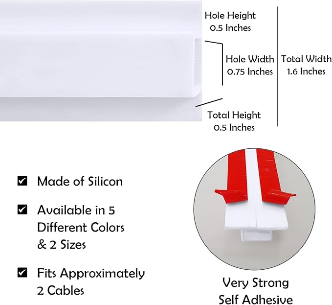 Rubber Bond TV Cord Hider Cable Protector - Image 3