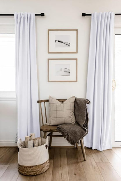100% Blackout Shield Linen Blackout Curtains - Image 7