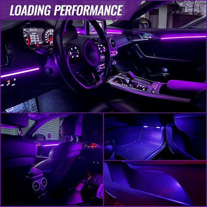 Ambient Lighting Car Led Lights Interior, 43.3’’ USB Powered Acrylic Neon - Image 9