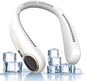 Portable Neck Fan, Hands Free Personal Wearable Bladeless Fan, 6000mAh USB by Kinhowly