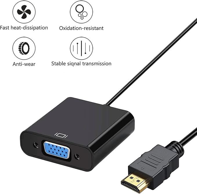 HDMI to VGA Adapter 5 Pack, Compatible - Image 5