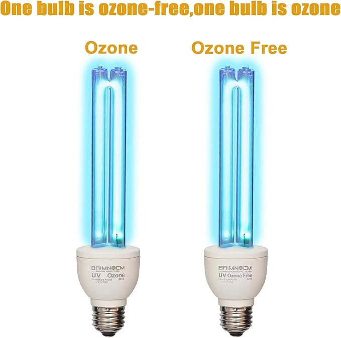 BAIMNOCM UV Light Bulb, UV-C Light Bulb 25 Watt E26 Base, One Bulb Ozone and - Image 2
