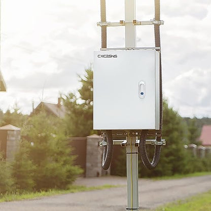 Outdoor Electrical Box 12 x 10 x 6''D NEMA 4X Enclosure Steel Box, Waterproof & - Image 6