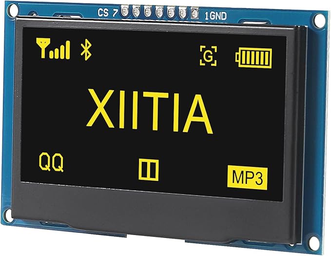 XIITIA 2pcs 2.42 inch 128x64 OLED LCD Display Module SSD1309 7 Pin SPI/IIC I2C - Image 5