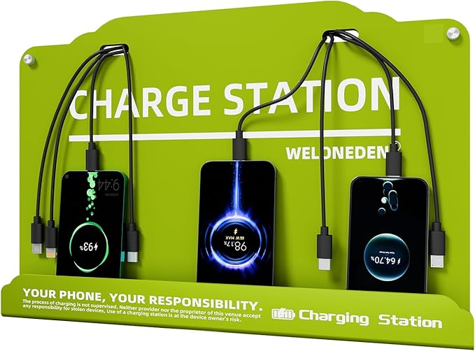 Wall Mounted Cell Phone Charging Station Mobile Phone Charging Station | Fast by Unknown
