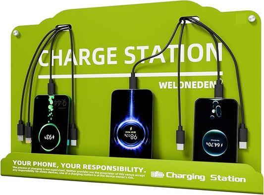 Wall Mounted Cell Phone Charging Station Mobile Phone Charging Station | Fast by Unknown