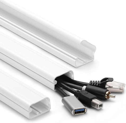 39in Cord Covers for Wires on Wall, YCLYC Wall Cord Cover, Large TV Cable Hider by YCLYC